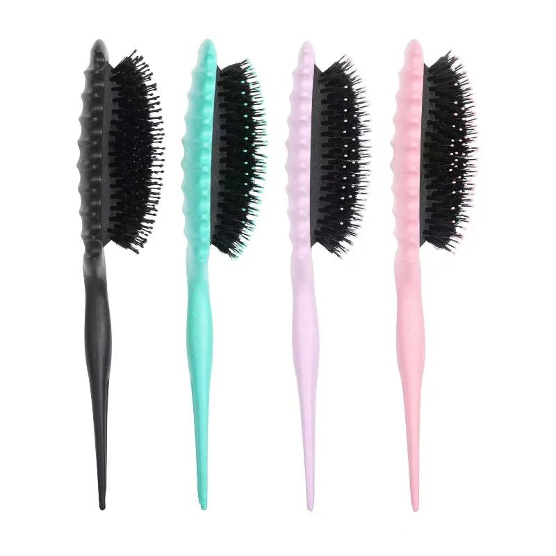 Salon Curly Hair Styling Brush - Combing & Shaping for Men & Women - lily supply