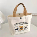 Canvas Small Versatile Handbag - Lunch & Shopping Bag