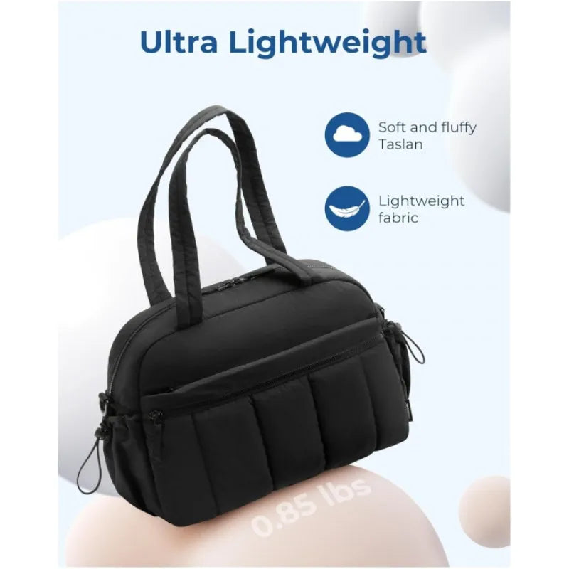 Women's Waterproof Travel Duffle Bag – Dry Wet Separation Gym Sport Handbag