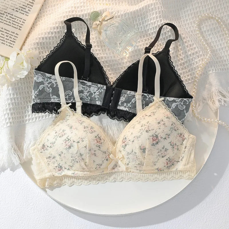Women's Floral Lace Tube Bralette