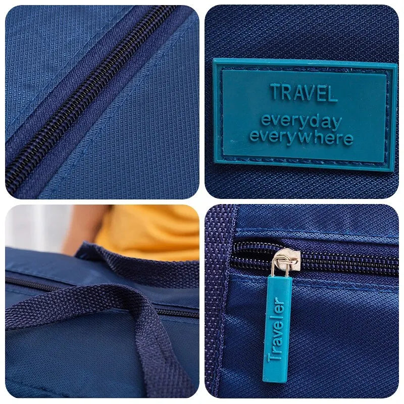 Lightweight Foldable Travel Duffel Bag - Unisex Carry-On Weekend Tote