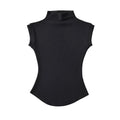 Women's Turtleneck Sleeveless Slim Fit Top