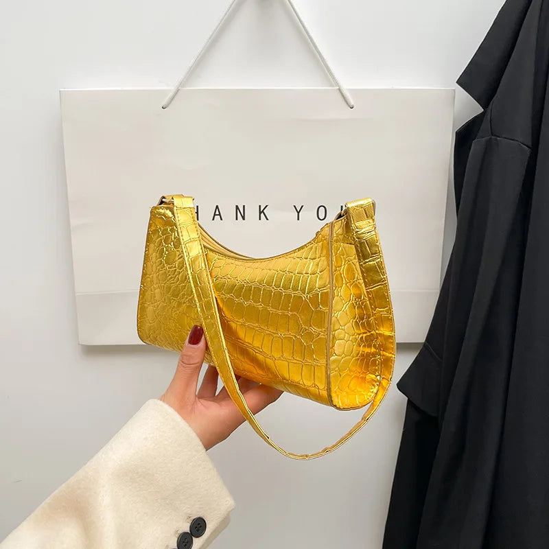 Women's Fashionable Underarm Small Shoulder Handbag