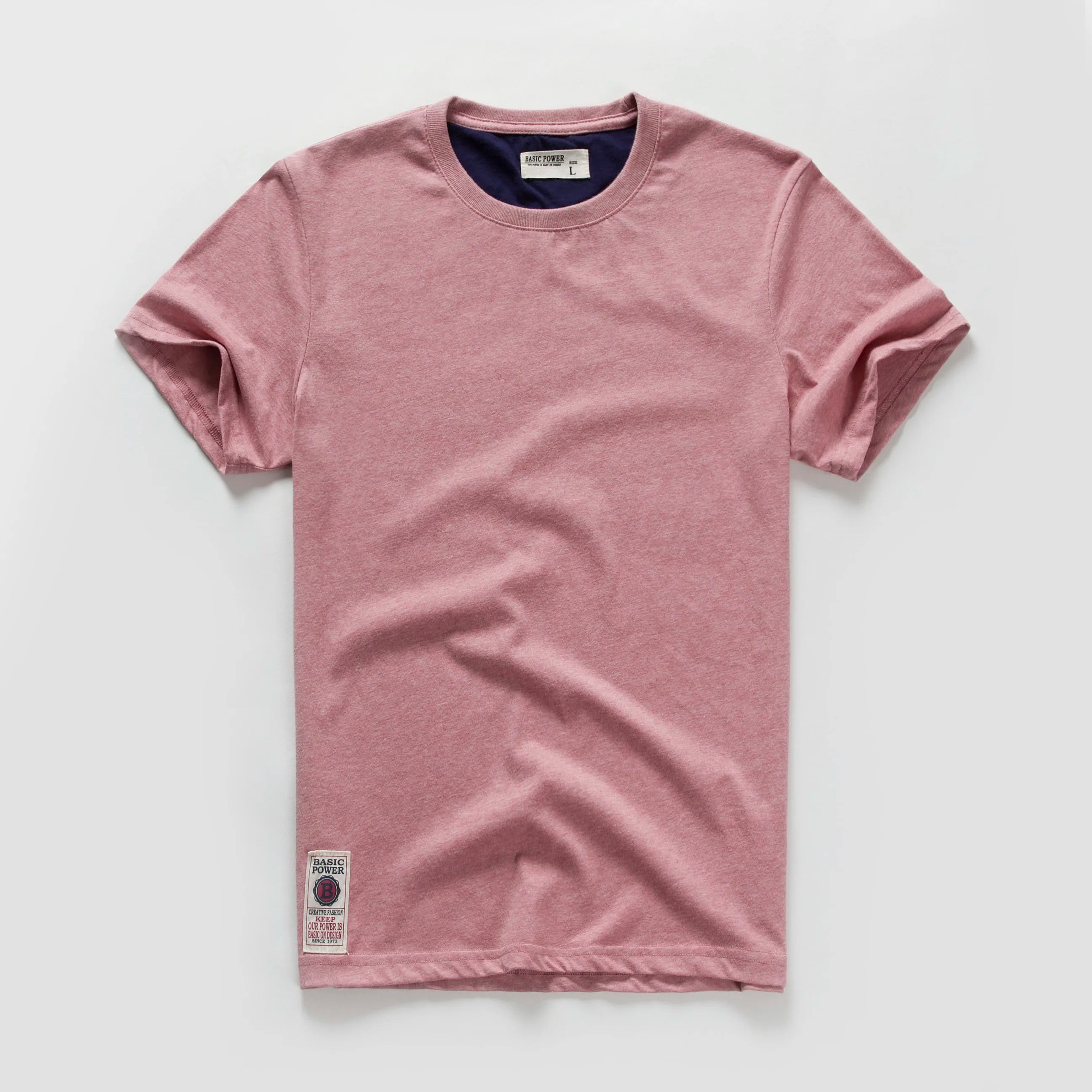 Men's Cotton Solid O-Neck T-Shirt