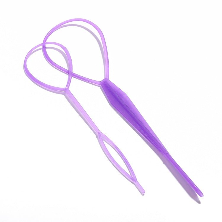 Hair Scrunchie Set - Ball Head Curler Pull Pin Braid Tool 2/4pcs - lily supply
