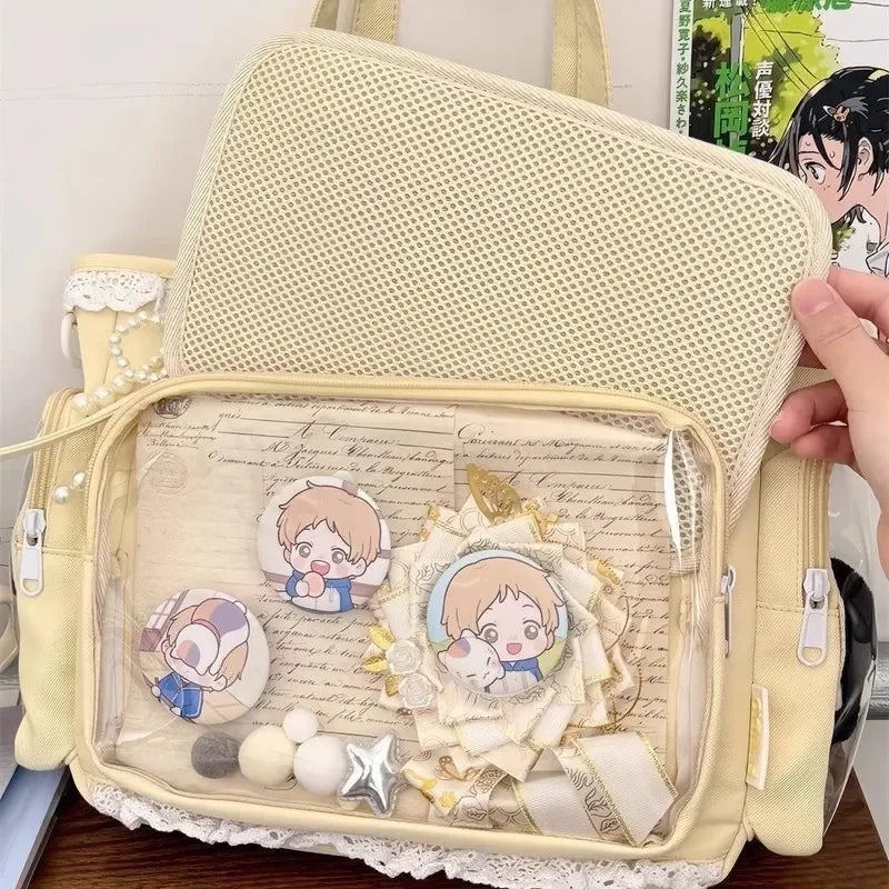 Ballet Girl Large Appetite Itabag Japanese Two-Dimension Single Shoulder Crossbody Bag Gift For Friends Women'S Handbag Gift