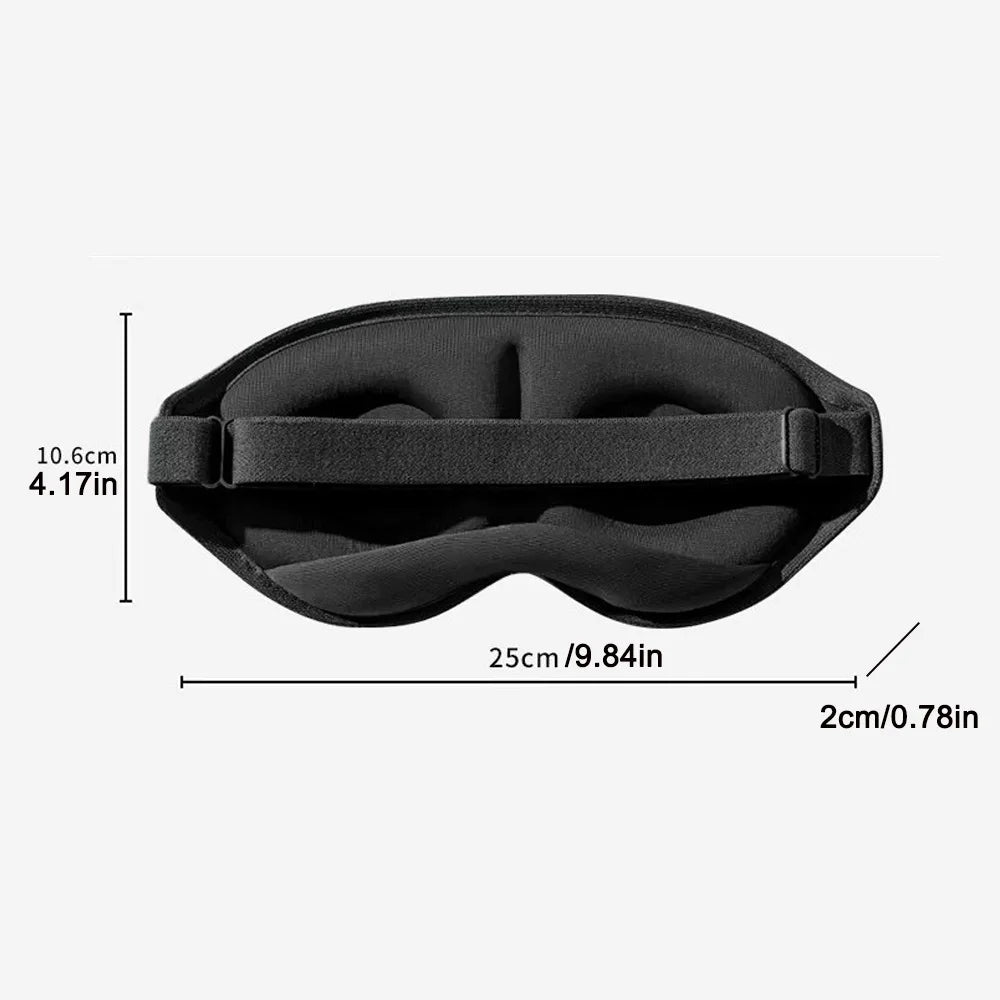 3D - shaped men's and women's sleep eye masks provide perfect light - blocking, are soft and comfortable, suitable for travel A - DH - lily supply