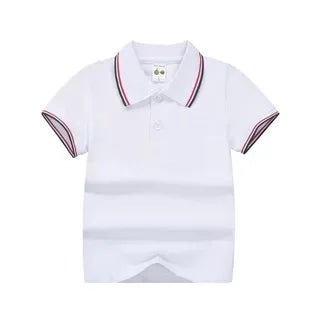 Boys Solid Polo Shirt School Uniform