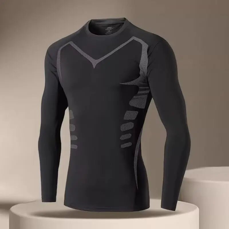 Men's Compression Sport T-Shirt – Running & Fitness Training Top - lily supply