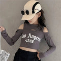 3 - 14y Girls T shirt for Kids School Girl clothes Long Sleeve Tees Tops Versatile Slim Sweatshirt for Children's clothing Hiphop - lily supply