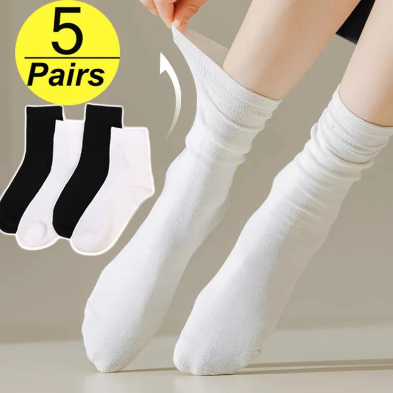 Women's Harajuku Boneless Mid Tube Socks – Seamless Casual Socks - lily supply