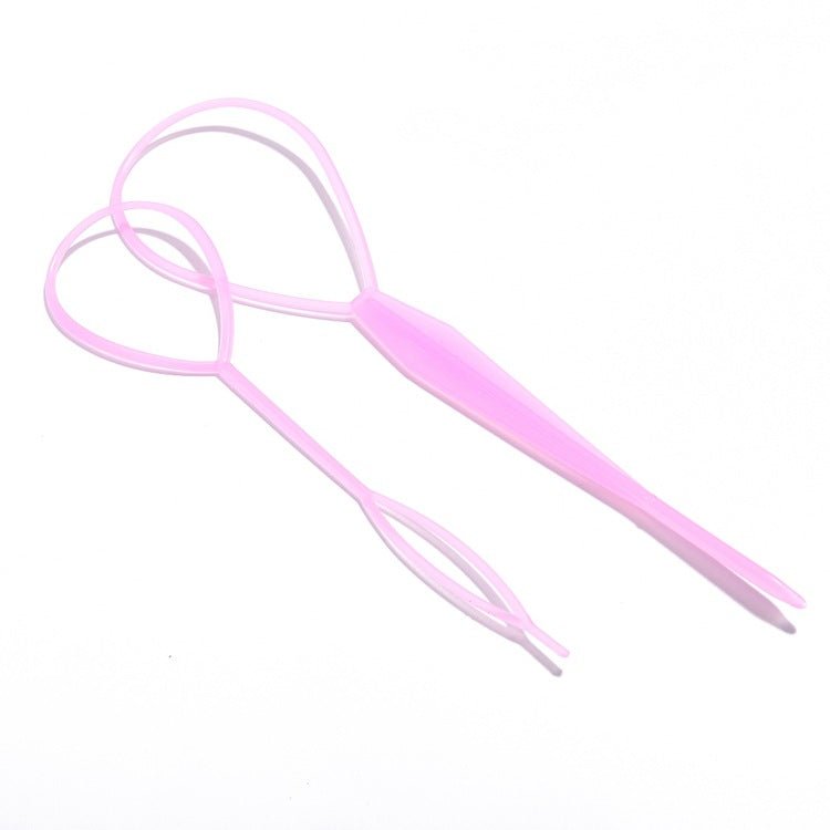 Hair Scrunchie Set - Ball Head Curler Pull Pin Braid Tool 2/4pcs - lily supply
