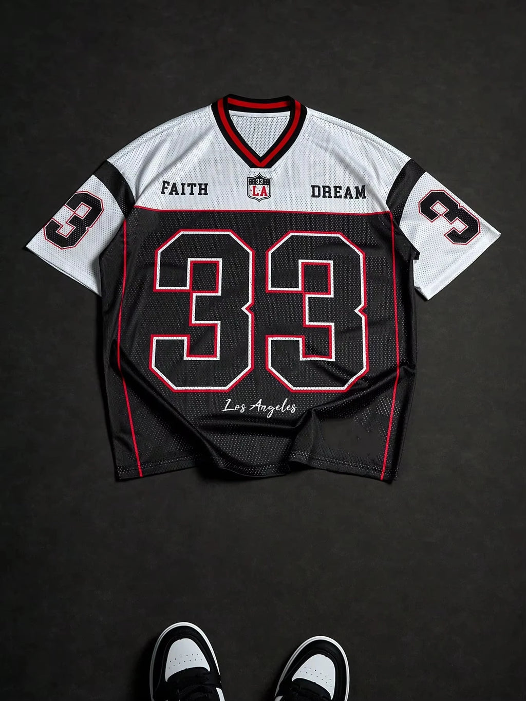 Men's 2025 V - Neck Streetwear Jersey – Hip Hop Rock T-Shirt - lily supply