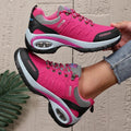 Women's Sports Shoes - Lightweight Comfortable Stylish High - quality Design 2025 Thick Sole Cushion Walking and Jogging Shoes - lily supply