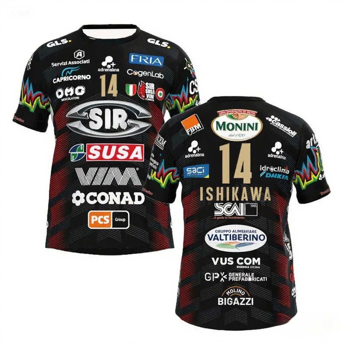 Sir Safety Perugia 14 Volleyball Jersey – Unisex Fan Shirt - lily supply