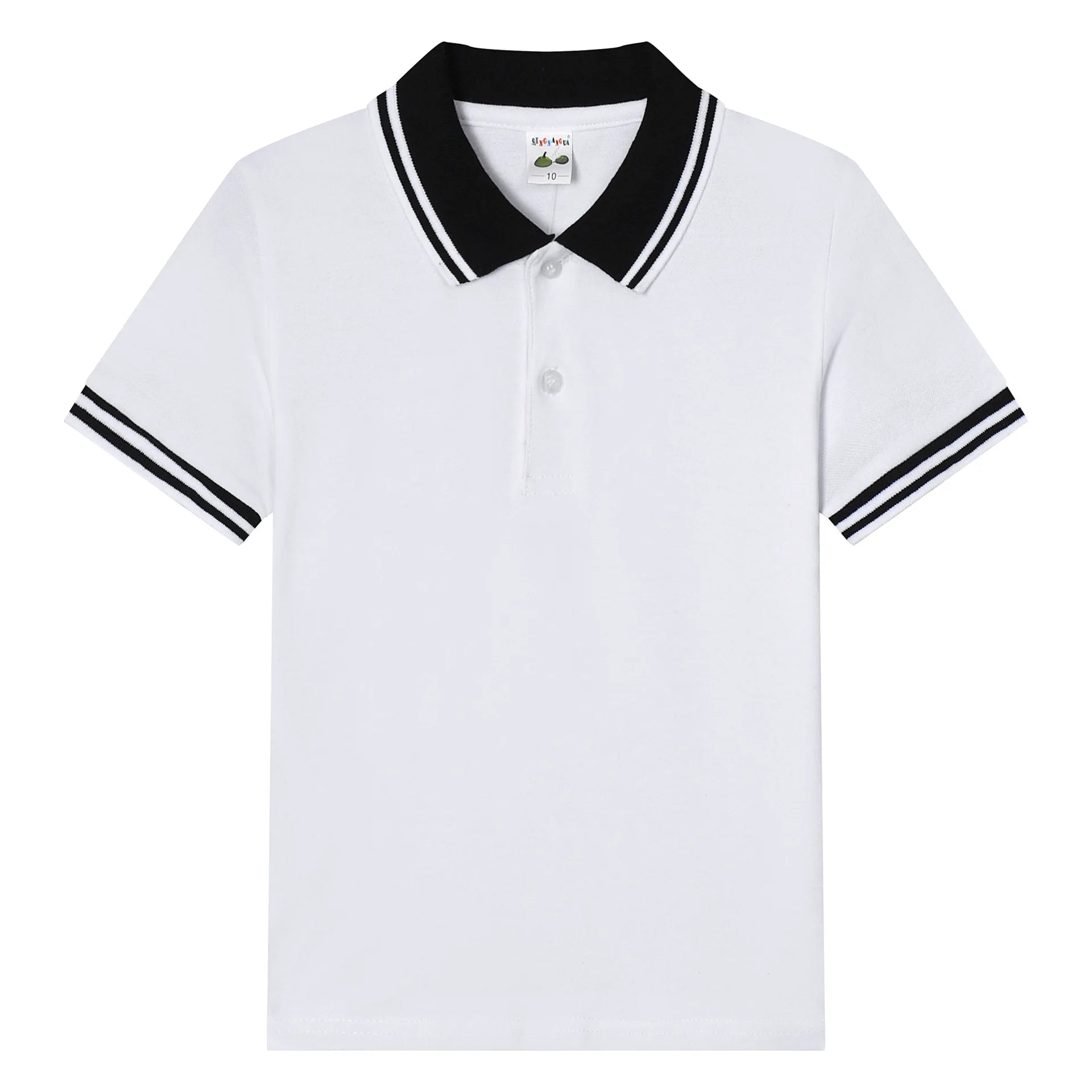 Boys Solid Polo Shirt School Uniform