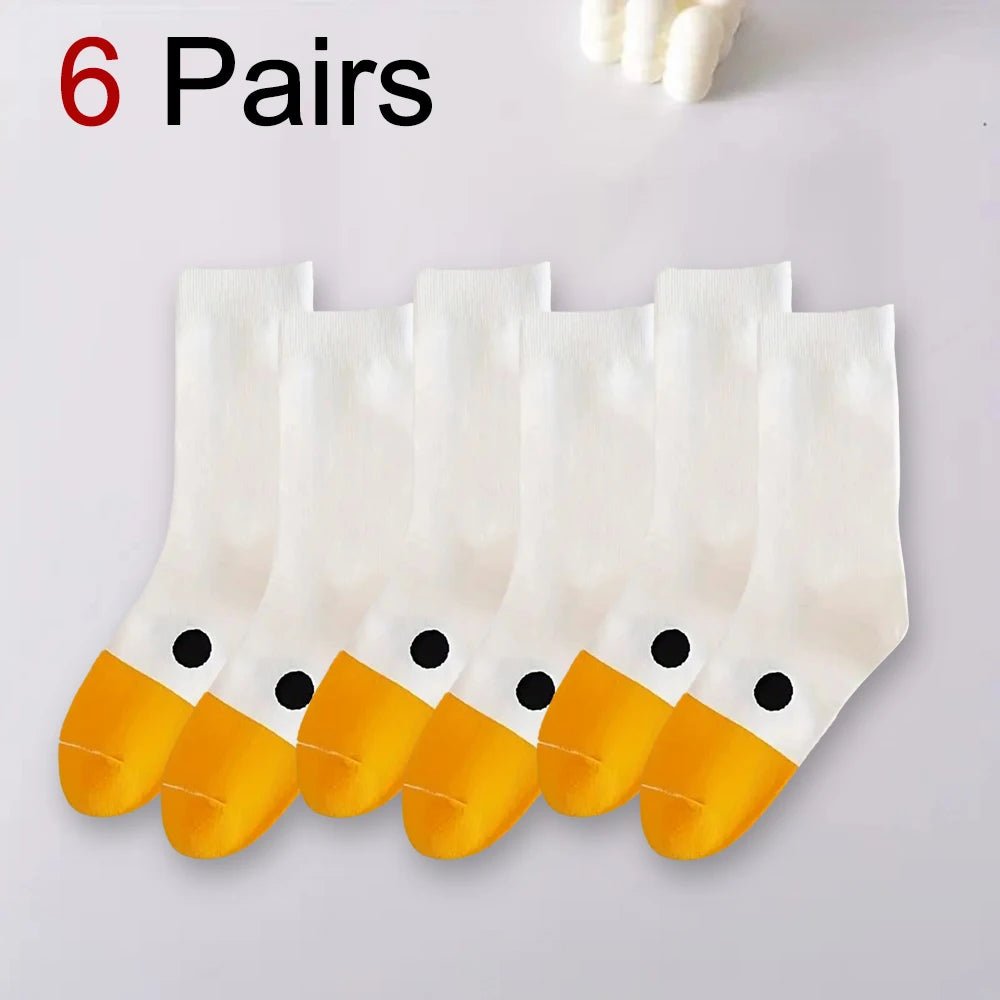 Women's Cartoon Funny Goose Socks – Breathable Soft Casual Socks - lily supply