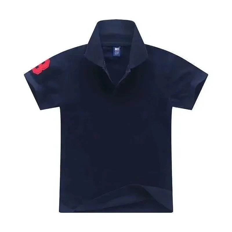 Baby Boys Cartoon Embroidery Polo Shirt