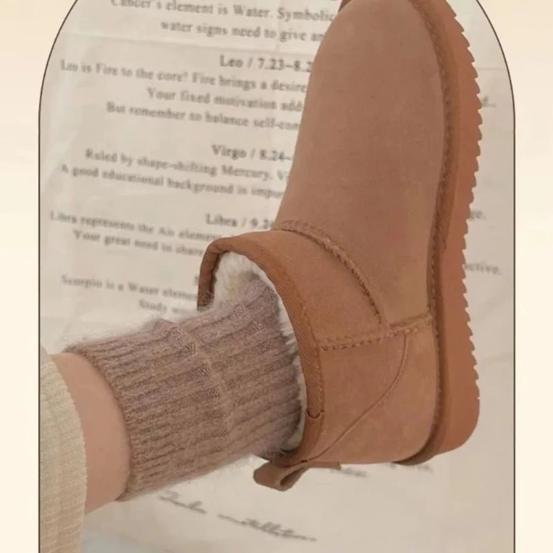 Women's Cashmere Wool Thermal Long Socks - Harajuku Style Winter Warm Sox - lily supply