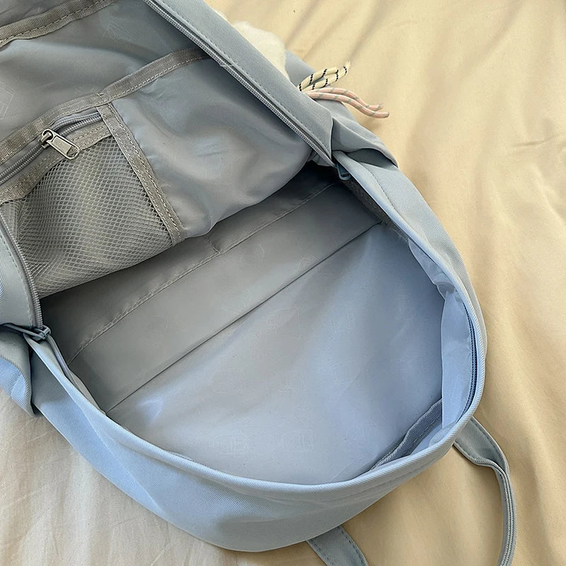 Women's Backpack Daily Travel Female Multi-pocket Casual Woman Man Travel Bag Schoolbag for Teenage Girl Boy Laptop Knapsack