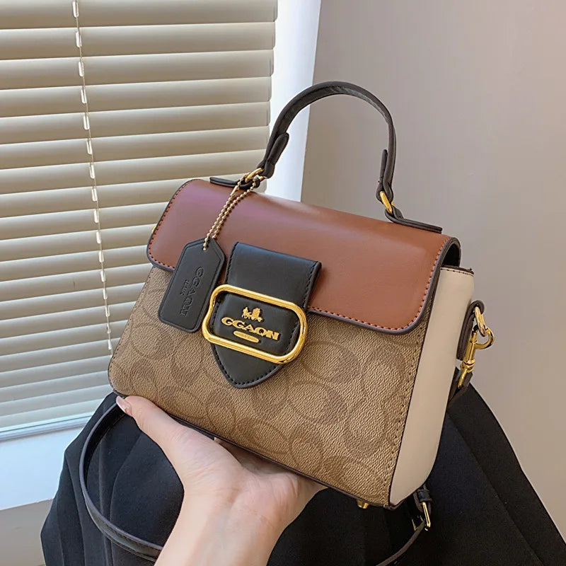 Luxurious, fashionable and retro handbag for women, 2026 new model, with high-end color scheme, tote bag or crossbody bag