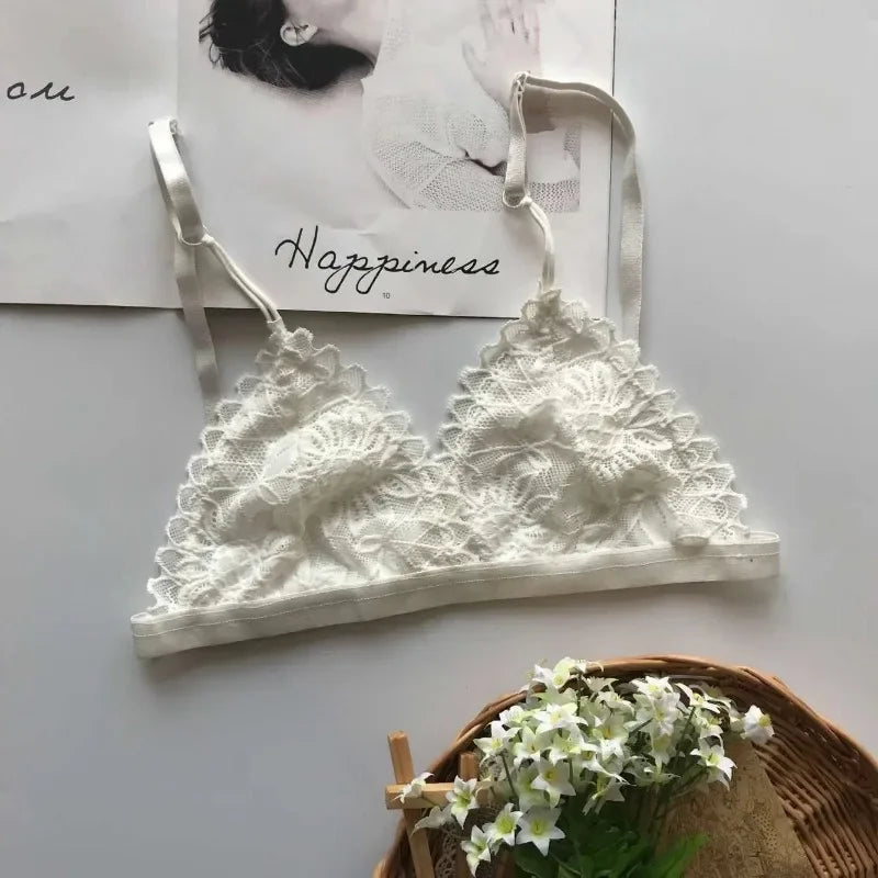 Women's Lace Tube Top Hollow Bralette