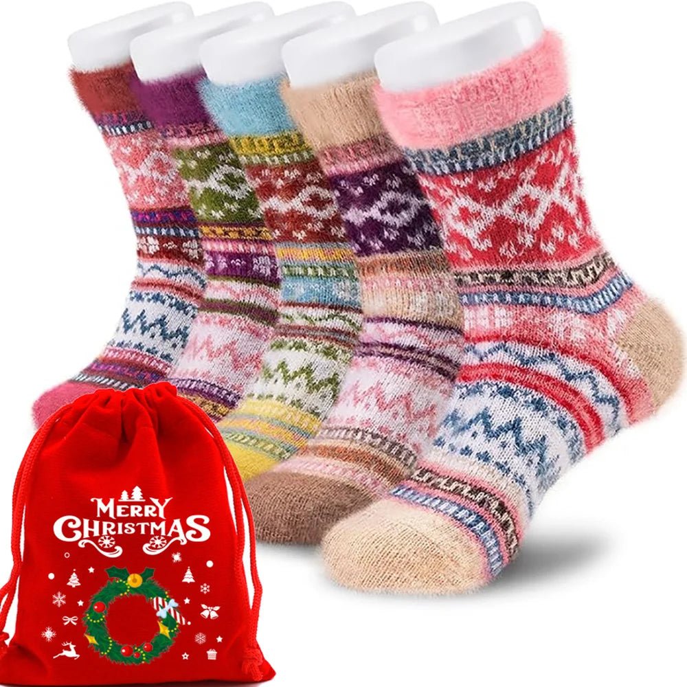 Women's Fuzzy Cosy Wool Winter Socks – Warm Fluffy Socks - lily supply