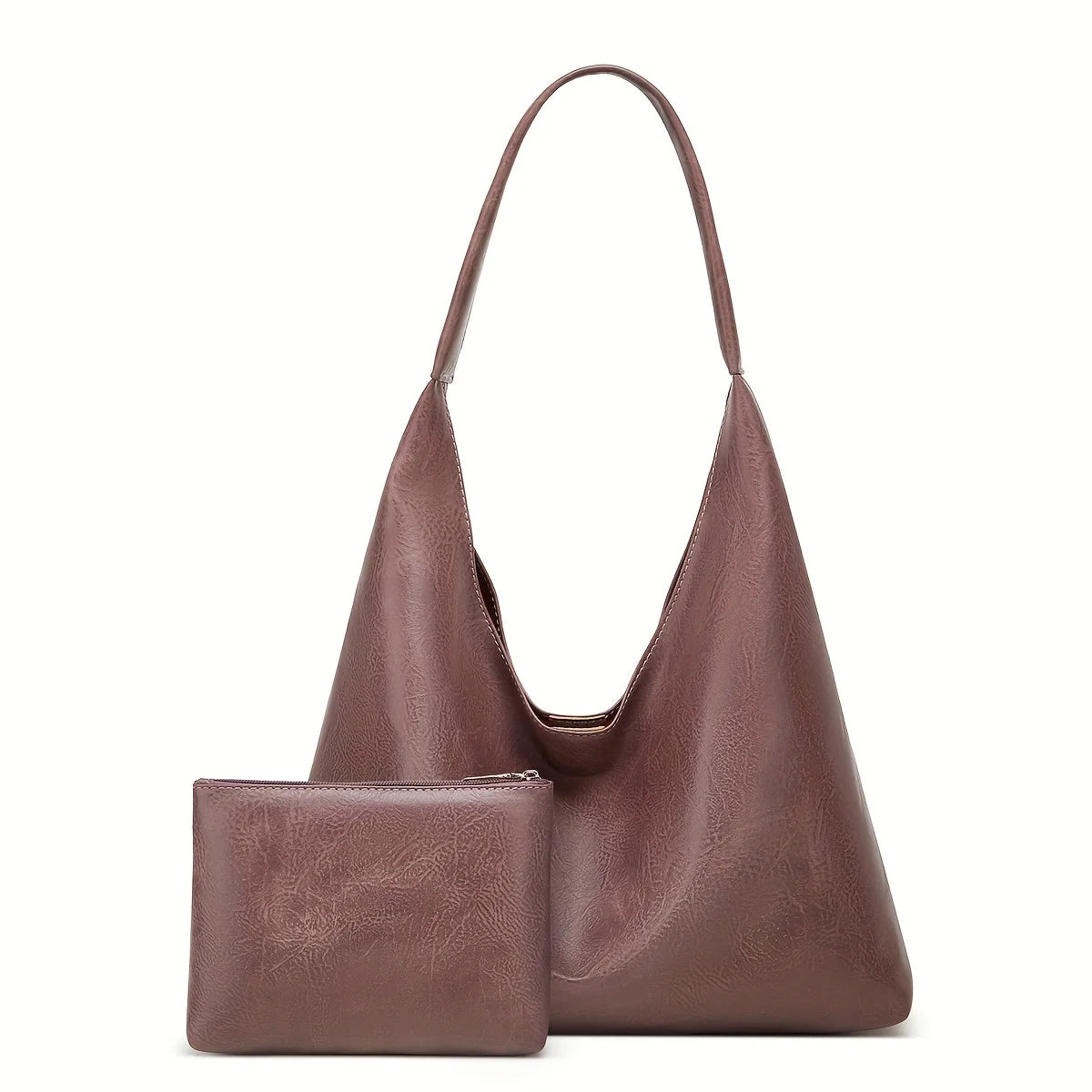 Women's Retro Simple Large Shoulder Tote Bag - Casual Handbag