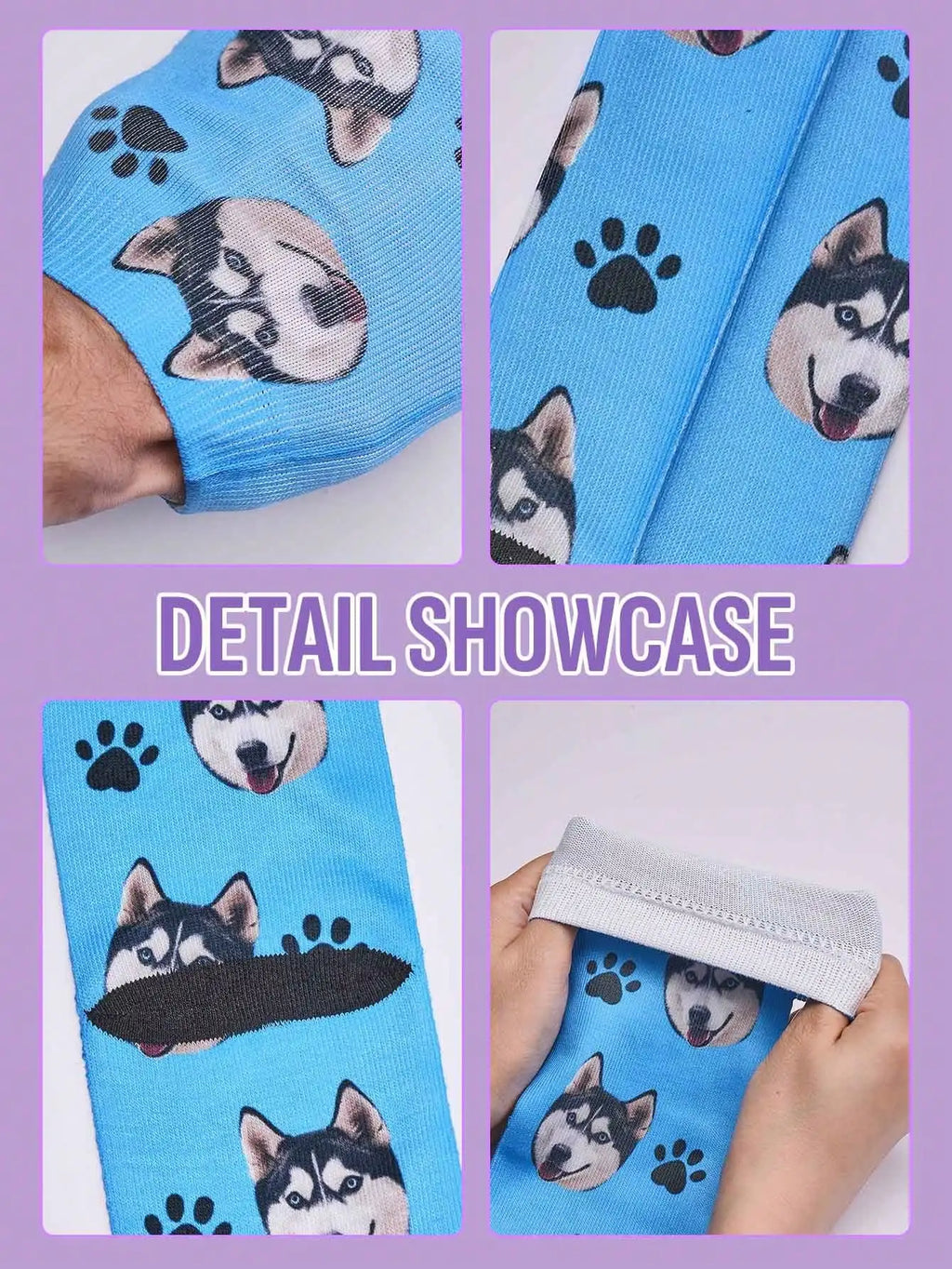 Custom Face Socks - Personalised Photo Socks Gift