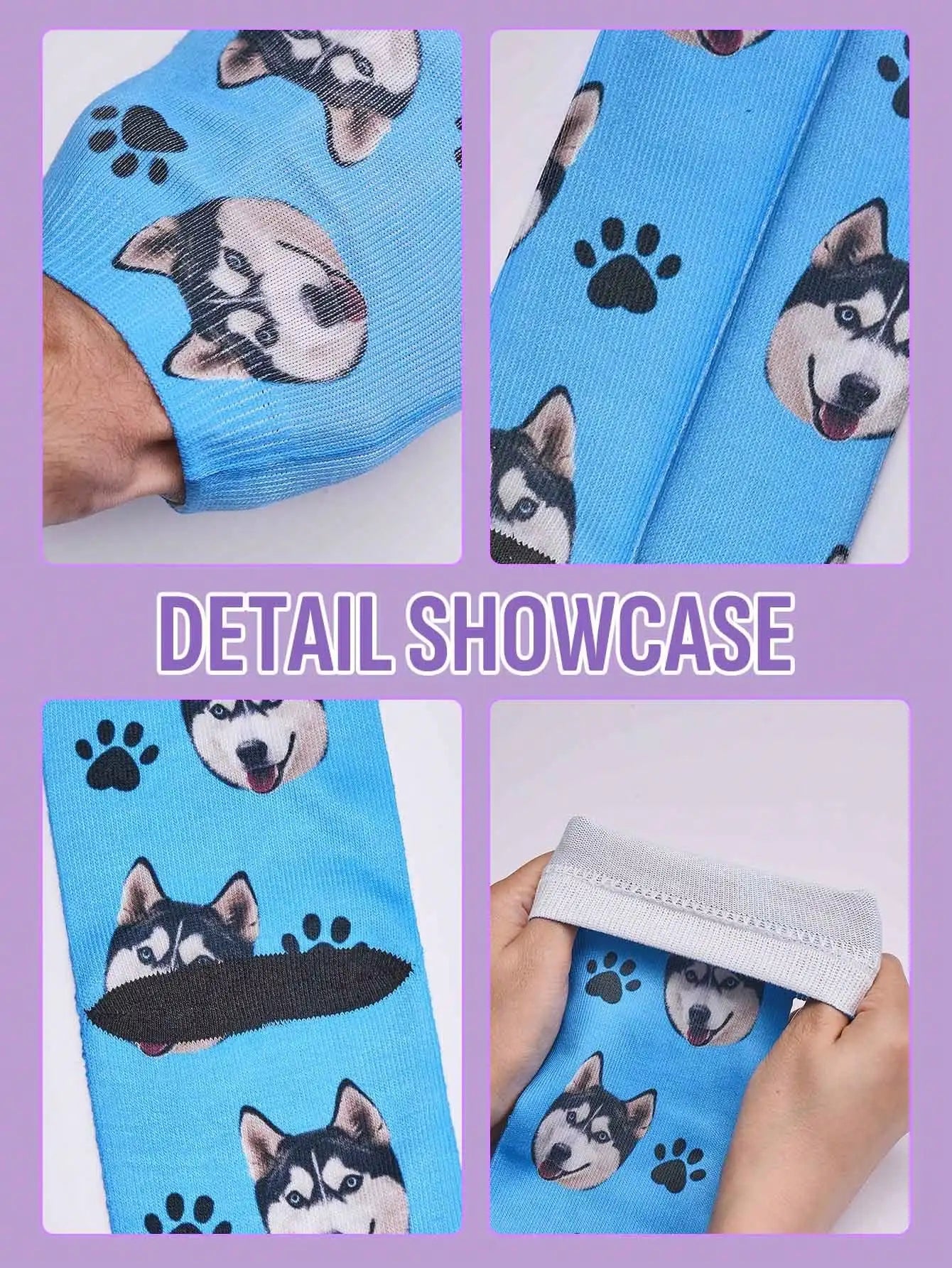 Custom Face Socks - Personalised Photo Socks Gift