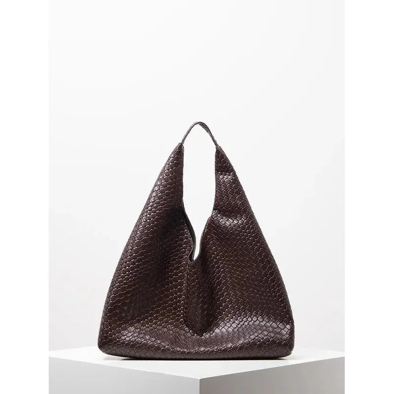 Minimalist Hobo Tote Bag - Retro Elegant Large Capacity Shoulder Bag