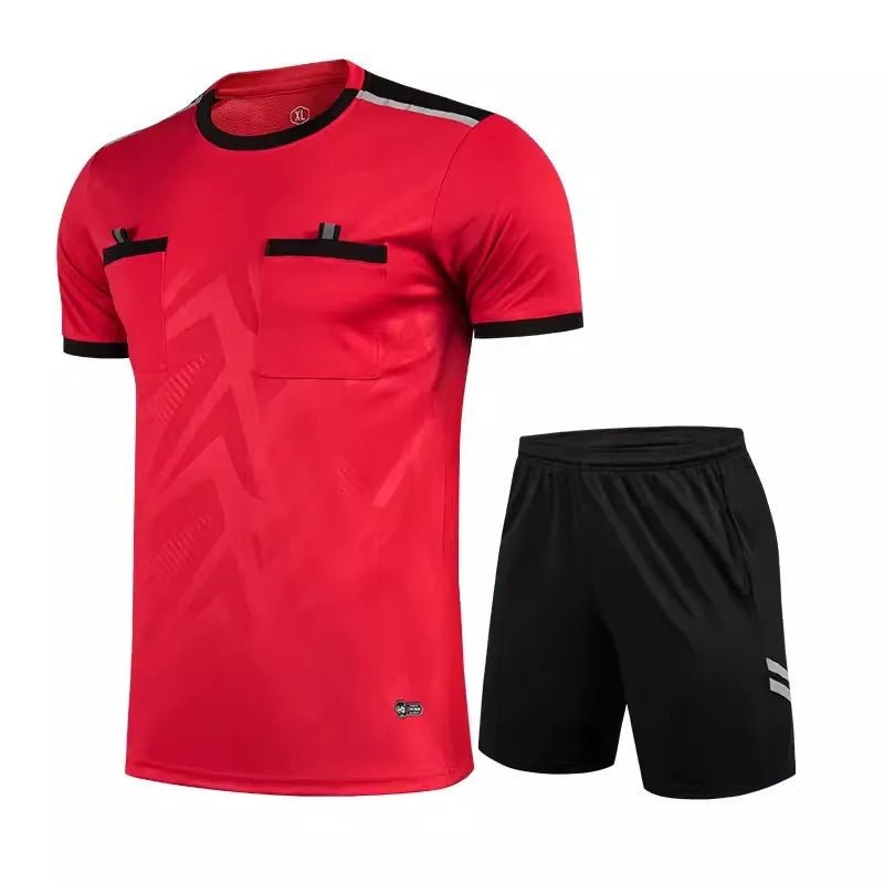 Football Referee Kit 2025 – Short Sleeve Jersey with Pockets - lily supply