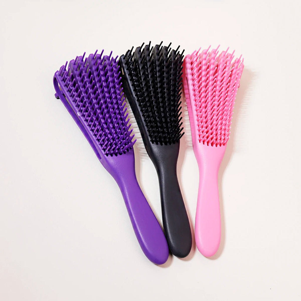 Scalp Massage Brush - Anti - Static Wet Curl Salon Hair Brush - lily supply