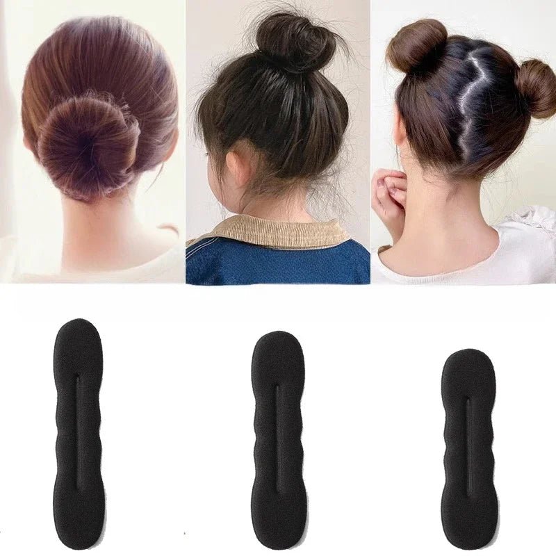 Sponge Magic Bun Maker - Loop Curly Twist Donut Bun Curler Scrunchie - lily supply