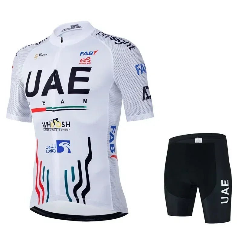 UAE Team Emirates 2026 Pro Cycling Jersey Set – Men's Summer Bike Kit - lily supply
