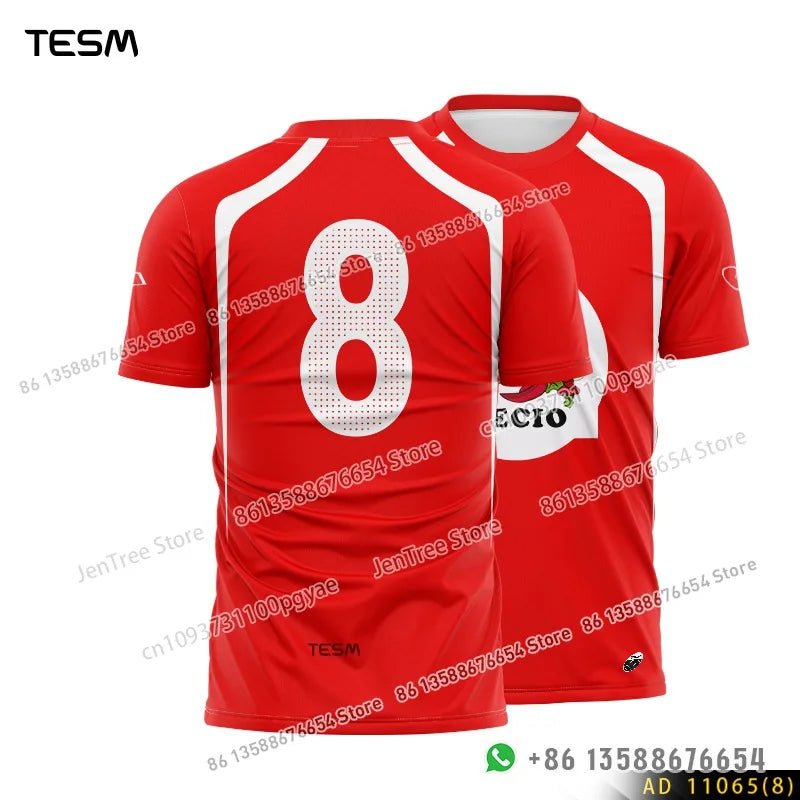 TESM Retro Sports Jersey – Men's & Women's Casual Top - Men's Clothing - lily supply