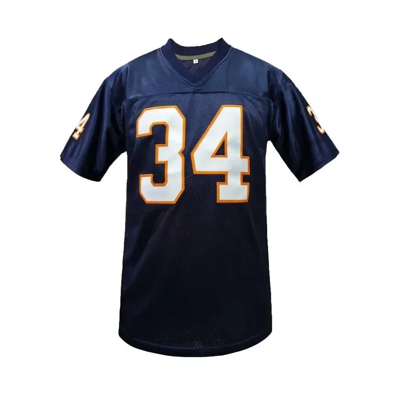 Men’s No.34 Football Jersey – Retro Mesh Breathable Training Shirt - lily supply