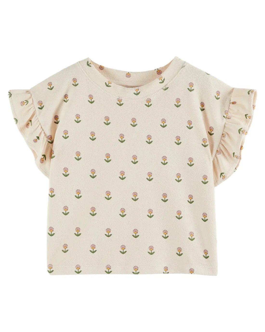 Kids Retro Print Summer Outfit Set | Top Tee & Shorts 2 - 12Y - lily supply