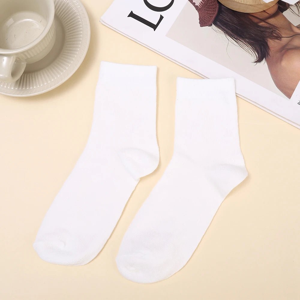 Women's Harajuku Boneless Mid Tube Socks – Seamless Casual Socks - lily supply