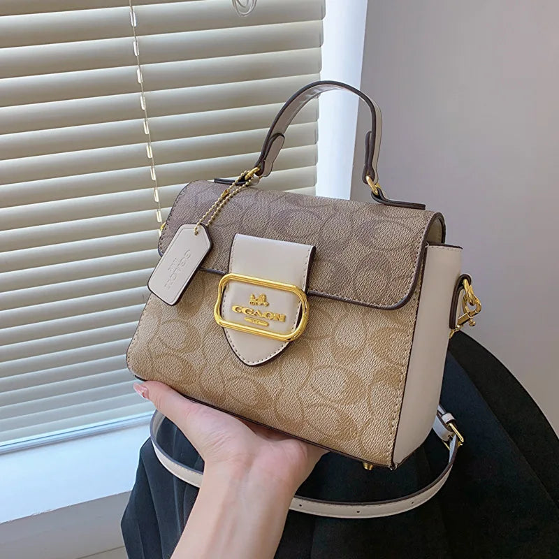 Luxurious, fashionable and retro handbag for women, 2026 new model, with high-end color scheme, tote bag or crossbody bag