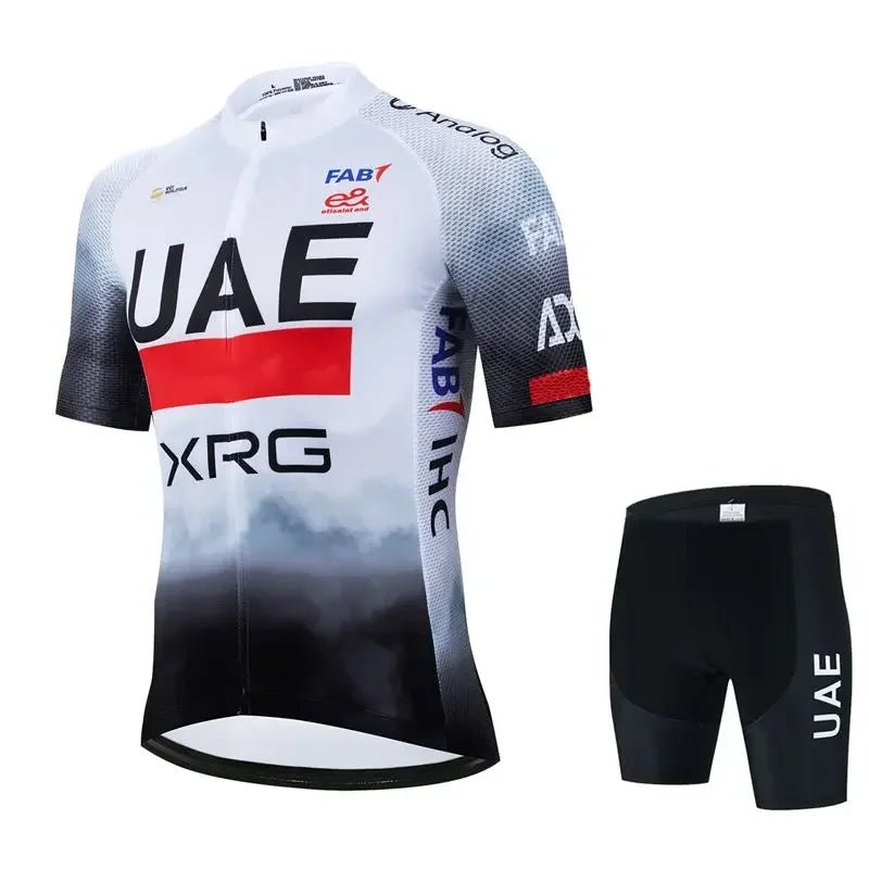 UAE Team Emirates 2026 Pro Cycling Jersey Set – Men's Summer Bike Kit - lily supply