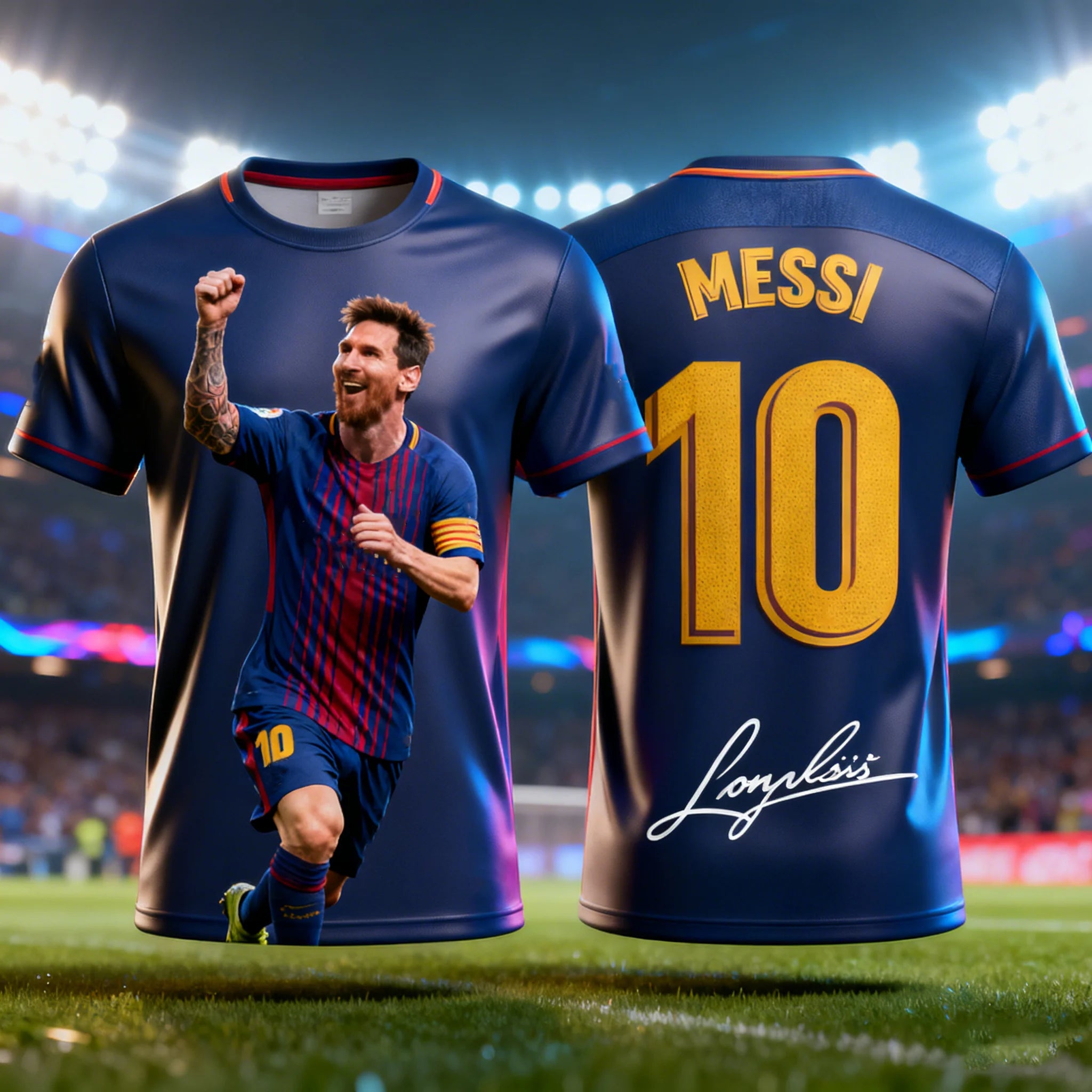 Messi 2026 Fan Football T-Shirt – Casual Summer Jersey - lily supply