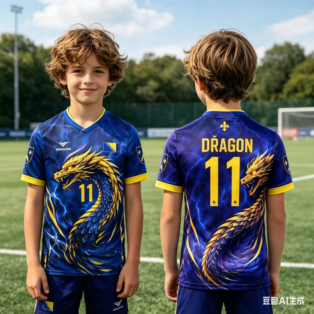 Bosnia & Herzegovina Football Jersey – Crew Neck Fan Shirt - lily supply