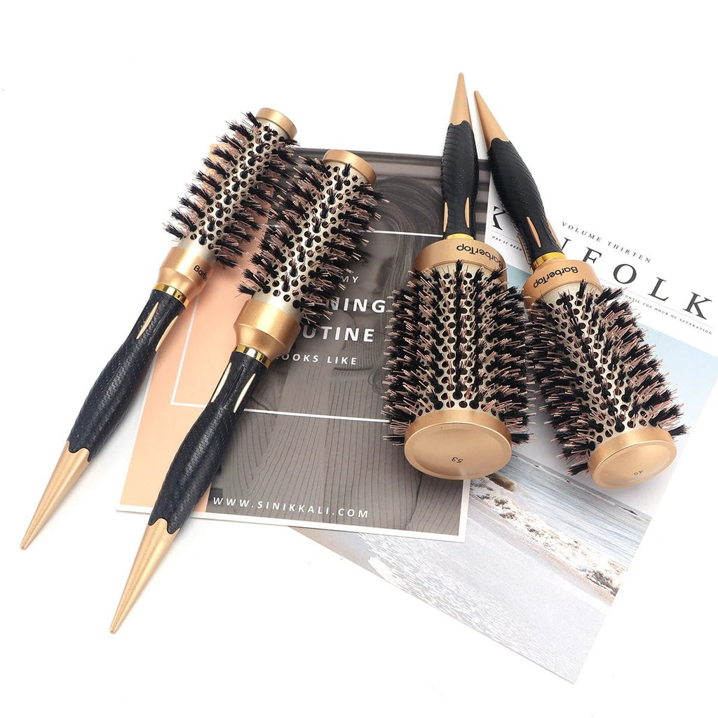 Anti - Static Salon Curling Styling Barber Comb - Wet Curly Hair Brush - lily supply