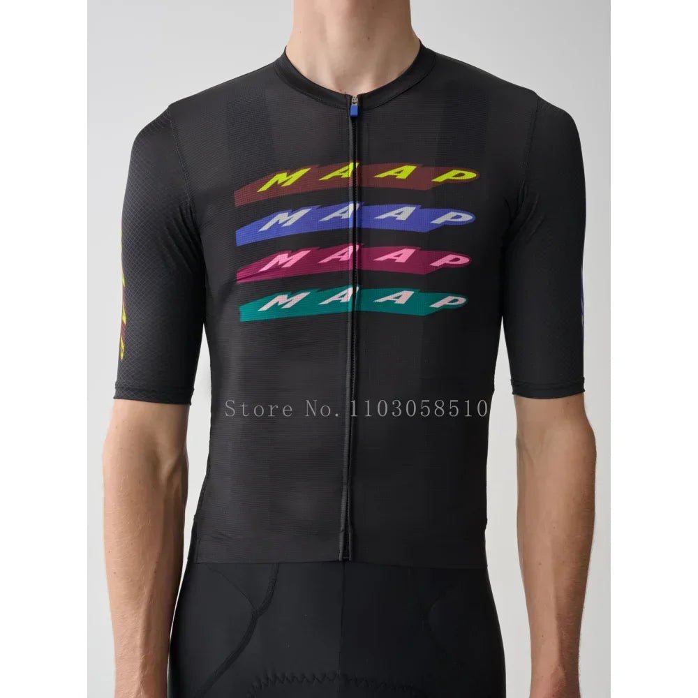Cycling Jersey for Men short Sleeve Pro Team MTB Road Bike Clothing Breathable Bicycle Shirts 2025 Mountain Bicycle Clothing - lily supply