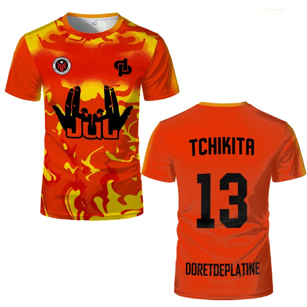 JUL Tchikita Football Jersey – Quick - Dry Youth Training Shirt - lily supply