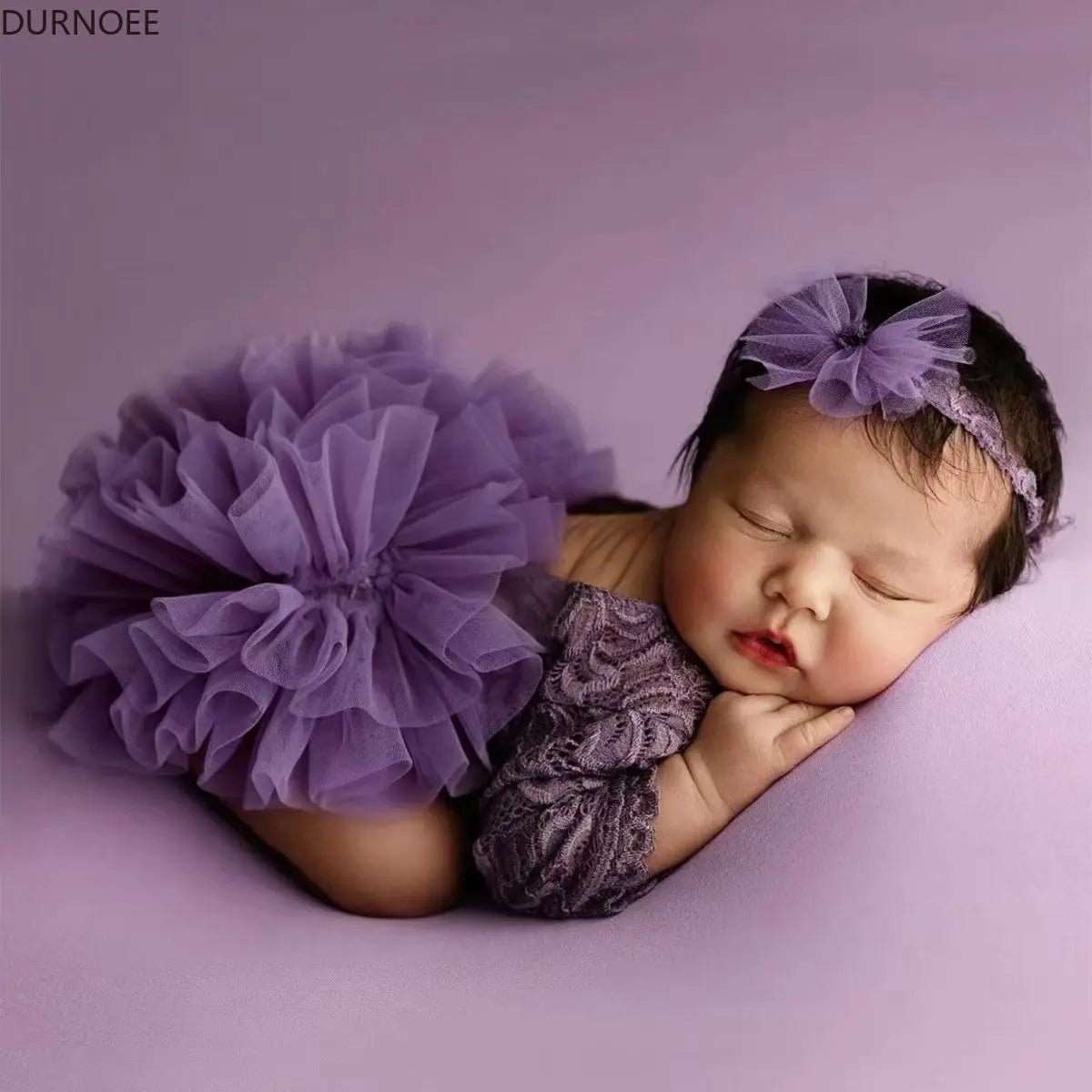 Baby Girl Tutu Dress – Newborn Photography Outfit & Princess Lace Romper