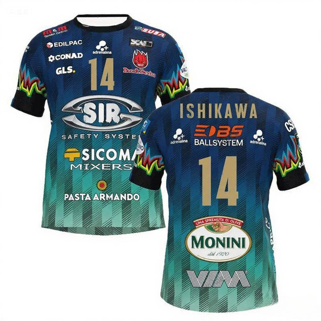 Sir Safety Perugia 14 Volleyball Jersey – Unisex Fan Shirt - lily supply