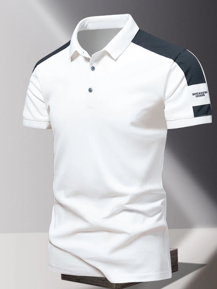 Men's Business Casual Breathable Polo Shirt