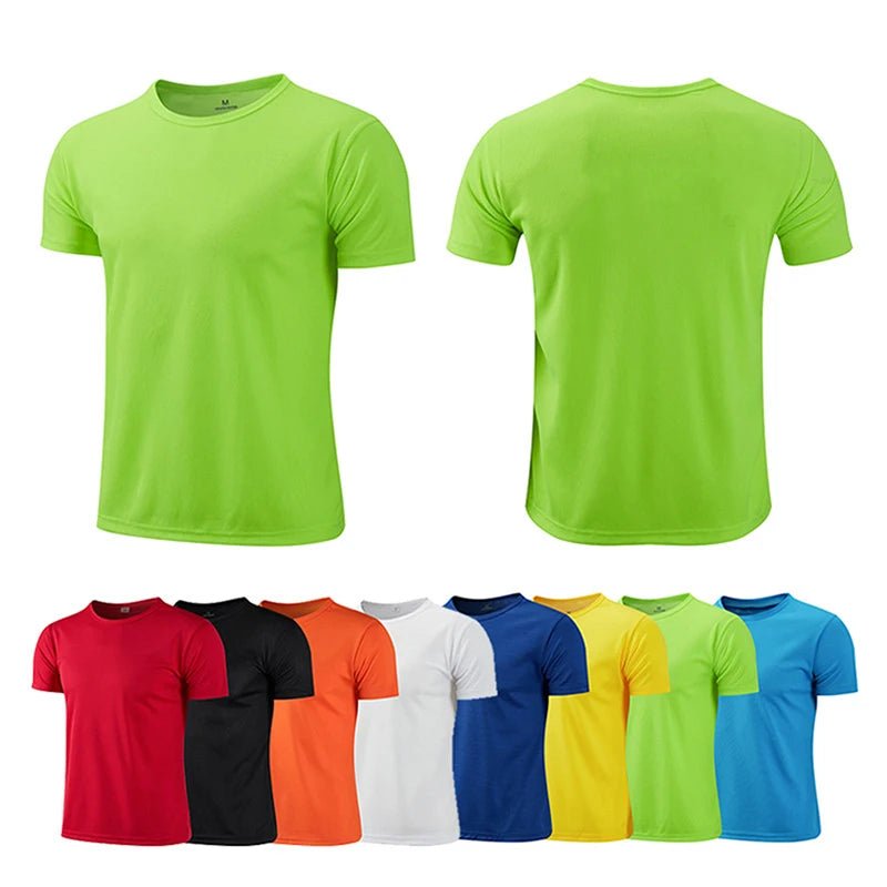 Quick-Dry Sport Gym Jersey – Short Sleeve Fitness Training Tee - Apparel & Accessories - lily supply